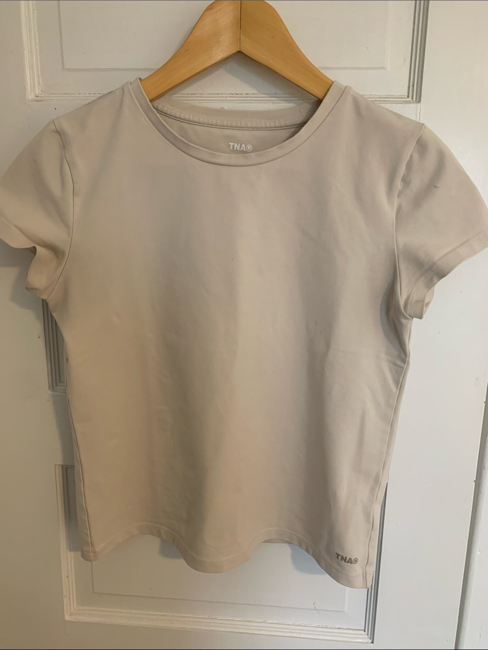 3 for $20 😍 TNA Short Sleeve Crew Tee in Light Beige